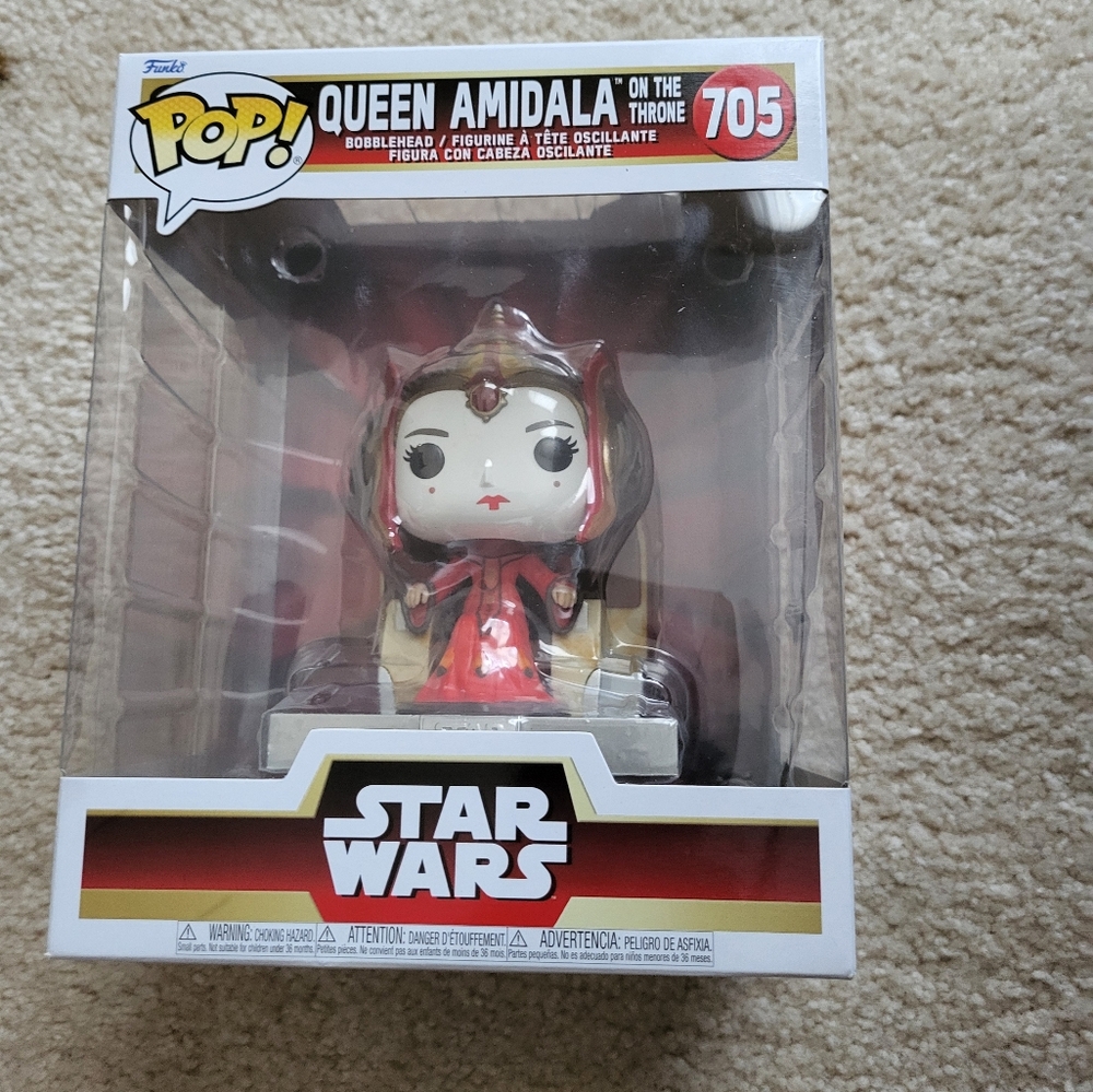 Funko POP! Star Wars The Phantom Menace Queen Amidala on the throne 705